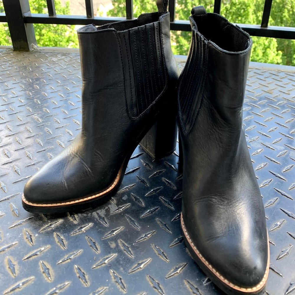 Black Heeled Boots